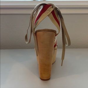 Jeffrey Campbell retro tie up wedge